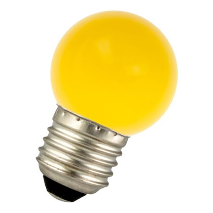 BAILEY LED Party Bulb Kogel G45 E27 1W Geel 30lm 360D 45x70mm IP44 Plastic voor prikkab 80100035279