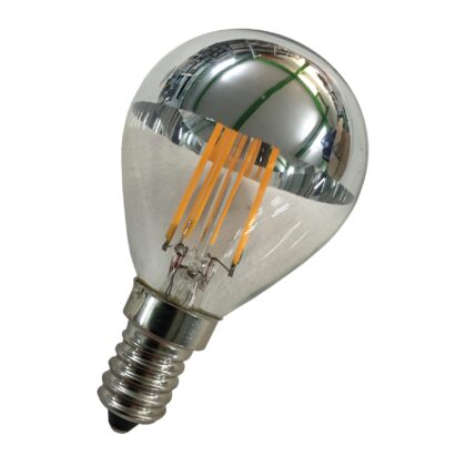 BAILEY LED Filament Kogel G45 E14 3W 2700K Kopspiegel Zilver Helder 350lm 80100037529