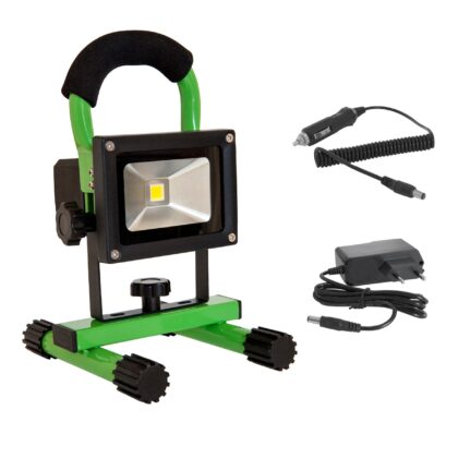 BAILEY LED Portable 3-10W 4000K Groen Dimbaar 900lm Oplaadbaar IP65 IK07 Alu behuizing 90500034259
