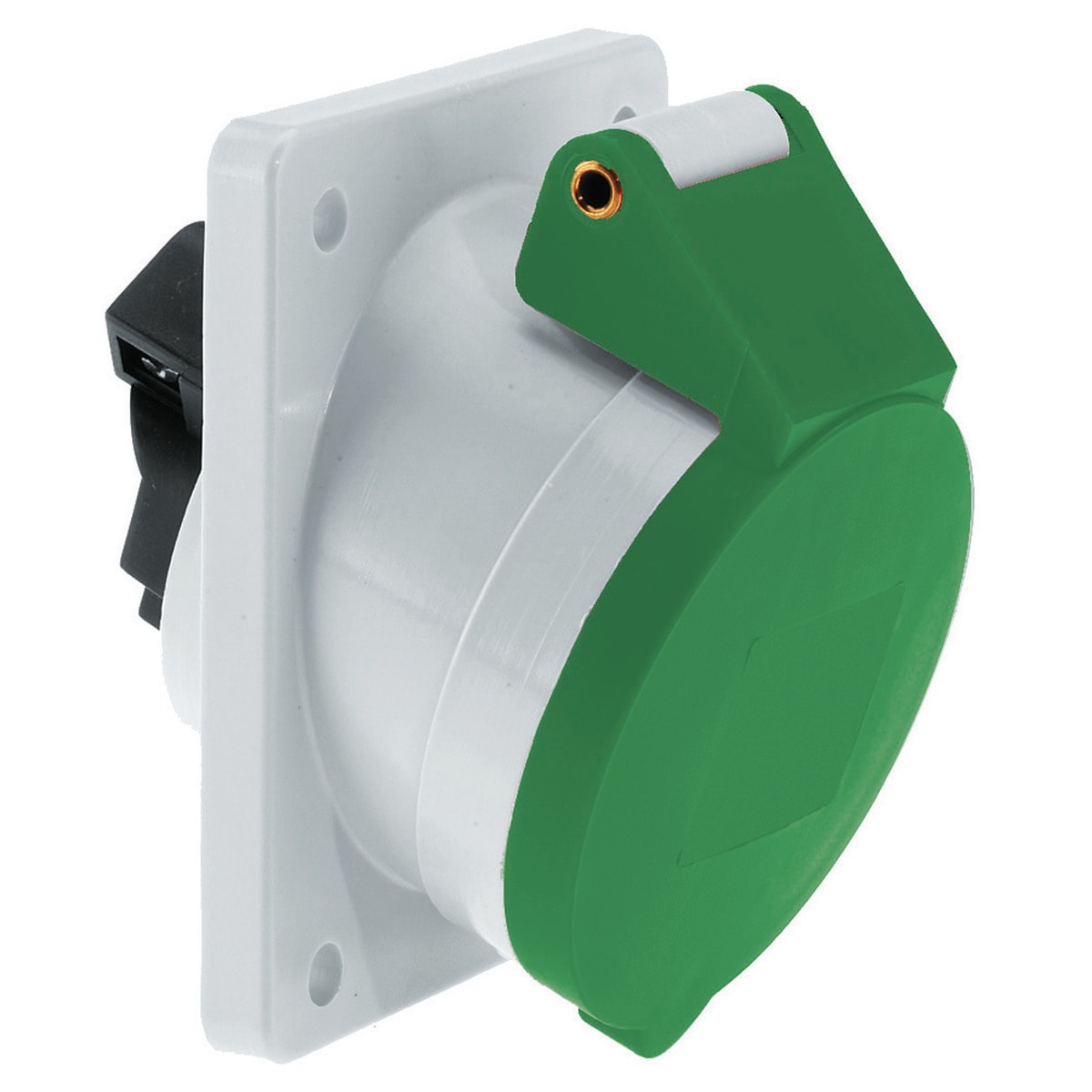 BALS Inbouw CEE stopcontact schuin 16A 4p >50V groen 100-300Hz 10h