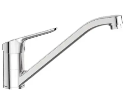 Ideal Standard Ceraflex eengreepskeukenmengkraan - chroom - met koudstart BC129AA