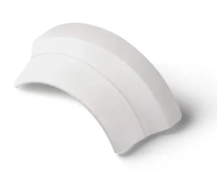 NoShow Air hoekafsluiter voor ventilatieventiel 125 mm - wit BCVE100500