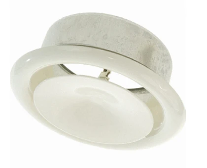 Egeda SR-S toevoerventiel met aansluitbus - rond 125 mm BCVE992125