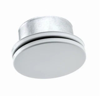 Egeda SF-S toevoerventiel met aansluitstuk - rond 160 mm - wit metaal BCVE9999531