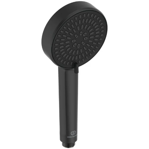 Ideal Standard Alu+ 2jets handdouche rond 100 mm - zwart mat - 8 l/min BD580XG