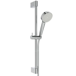Ideal Standard IdealRain doucheset 600 mm - chroom - handdouche 2jet 100 mm chroom/wit - IdealFlex 1/2 x 1750 mm - 8 l/min BE233AA
