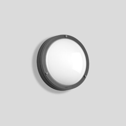 BEGA Ceiling- and wall luminaire for indoors & outdoors Graphite · 3000 K 24911K3