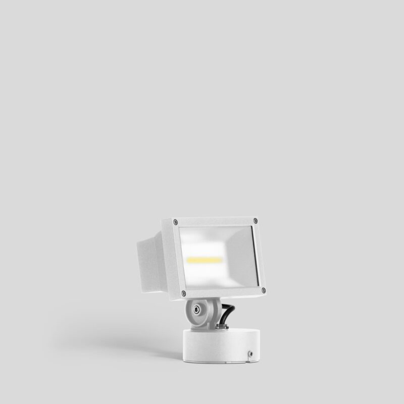 BEGA Schijnwerper LED 12W 4000K 1127lm WB montagedoos IP65 wit 84507WK4