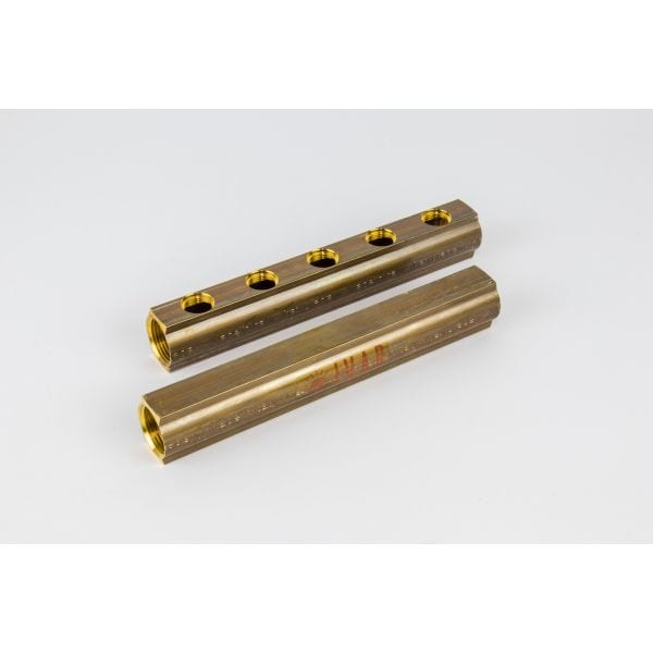 BEGETUBE Collector - doorlaat 1'' met 5 aansluitingen 1/2''V - zonder ontluchtingsopening 200100005