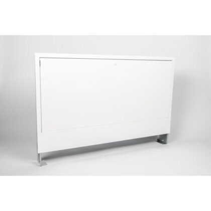 BEGETUBE Inbouwkast 1030 vr verdel verzinkt plaatstaal wit gelakt+cylinderslot 1030x705-8 291011030