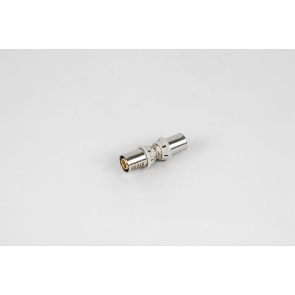 BEGETUBE Dubbele recht model reductie Alpex perskoppeling - 16x2mm x 16x2mm FF - messin 308001818