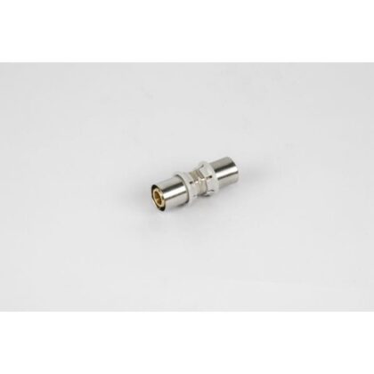 BEGETUBE Dubbele recht model Alpex perskoppeling - 20x2mm x 20x2mm FF - messing 308003535