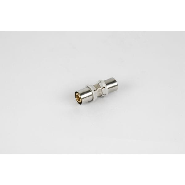 BEGETUBE Dubbele recht model Alpex perskoppeling - 20x2mm x 20x2mm FF - messing 308003535