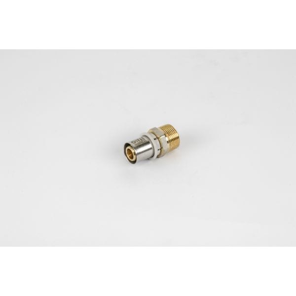 BEGETUBE Recht model Alpex perskoppeling - Ø3/4''buitendraad (M) x 20/2mm - messing 308010735