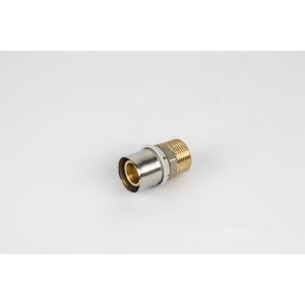 BEGETUBE Recht model Alpex perskoppeling - Ø4/4''buitendraad (M) x 32/3mm - messing 308011066