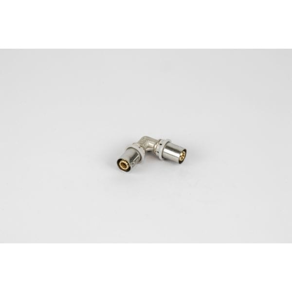 BEGETUBE Dubbele haakse Alpex perskoppeling - Ø16x2mm x 16x2mm FF - messing - hoek 90° 318001818
