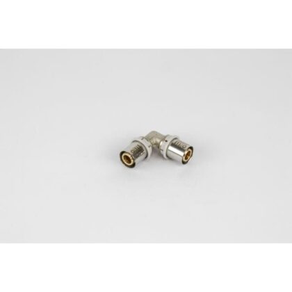 BEGETUBE Dubbele haakse Alpex perskoppeling - Ø20x2mm x 20x2mm FF - messing - hoek 90° 318003535