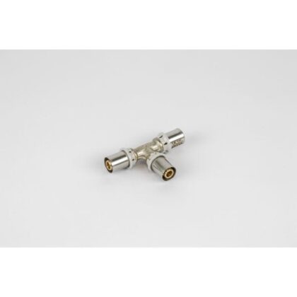 BEGETUBE Alpex Perskoppeling T-stuk 3 x Ø16x2mm FFF - messing 328181818