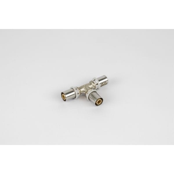 BEGETUBE Alpex Perskoppeling T-stuk 3 x Ø16x2mm FFF - messing 328181818