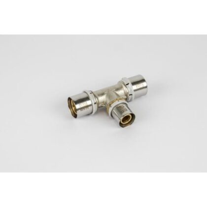 BEGETUBE Alpex Perskoppeling - T-stuk - Ø32x3mm x Ø26x3mm x Ø32x3mm FFF - messing 328566666