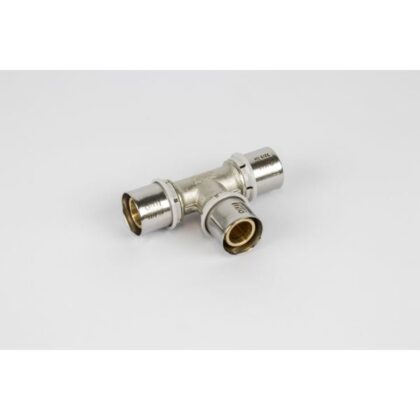 BEGETUBE Alpex Perskoppeling - T-stuk 3 x Ø32x3mm FFF - messing 328666666