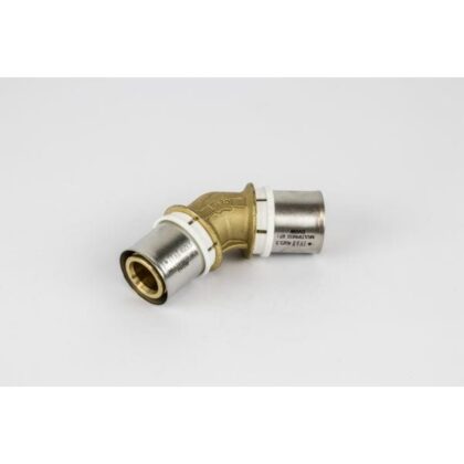 BEGETUBE Alpex perskoppeling - haaks model - 45° - Ø40x3