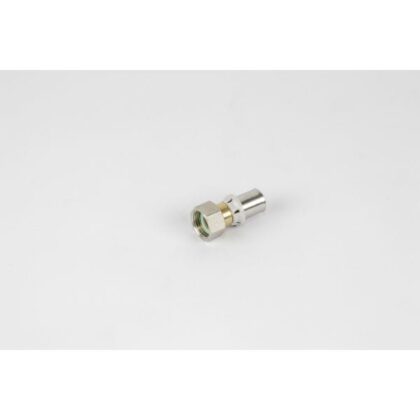BEGETUBE Rechte perskoppeling binnendraad +moer +vlakke dichting - 1/2'' Vx16x2mm -messin 501260518