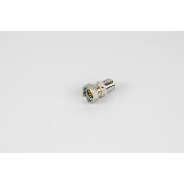 BEGETUBE Rechte perskoppeling binnendraad +moer +vlakke dichting - 3/4'' Vx20x2mm -messin 501280535