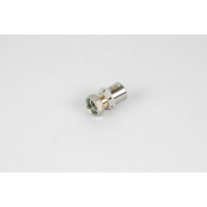 BEGETUBE Rechte perskoppeling binnendraad +moer +vlakke dichting - 3/4'' Vx26x3mm -messin 501280556