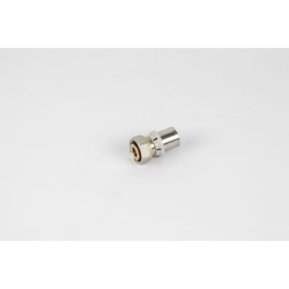 BEGETUBE Alpex rechte perskoppeling binnendraad +moer - ØM24 V x 20x2mm - messing 501570535