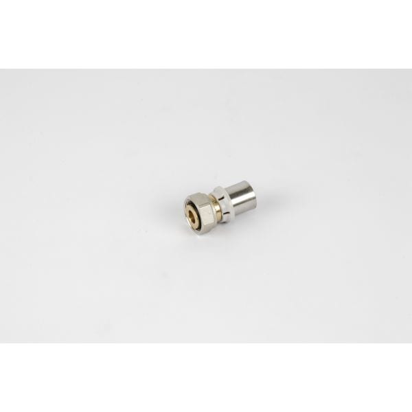 BEGETUBE Alpex rechte perskoppeling binnendraad +moer - ØM24 V x 20x2mm - messing 501570535