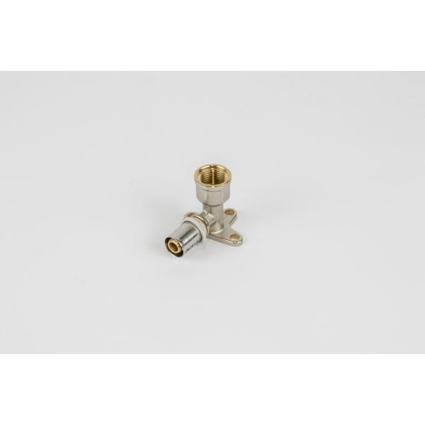 BEGETUBE Muurplaat enkel met Alpex perskoppeling - Ø1/2'' bi x 16/2 - messing 613260818