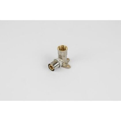 BEGETUBE Muurplaat enkel met Alpex perskoppeling - Ø1/2'' bi x 20/2 - messing 613260835