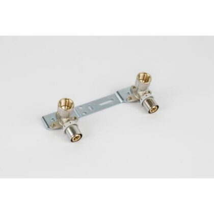 BEGETUBE Beugel met 2 verstelbare muurplaten voorgemonteerd-  Ø1/2'' bi x 20/2 613265835