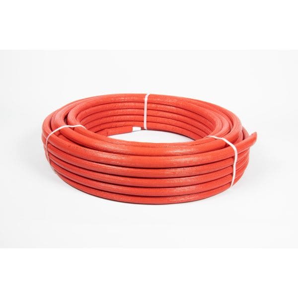 BEGETUBE Voorgeïsoleerde Alpex-buis 20 x 2 mm rood op rollen van 50 m prijs/m 806341050