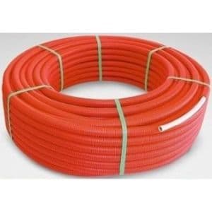 BEGETUBE Meerlagenbuis in mantelbuis Alpex-duo XS 16x2mm PE rood rol = 50 m prijs/m 83616202