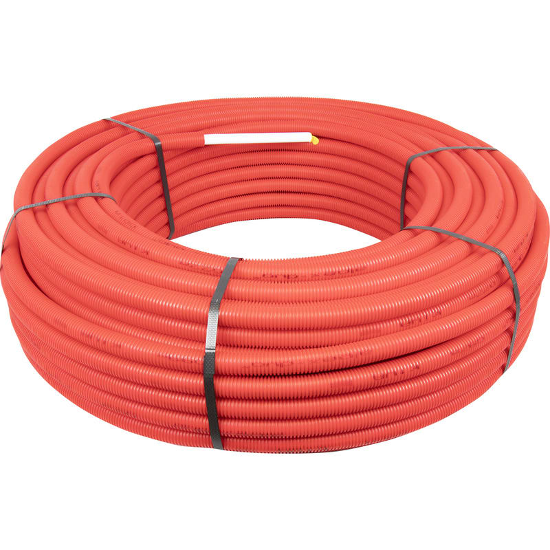 BEGETUBE Alpex-duo XS meerlagenbuis 16x2mm met mantel uit PE rood - rol = 100m prijs/mm 83616402