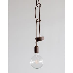 BELUCCA PENDULA SILICON E27 bruin 2m brown cable (max60W) BC PN1BN