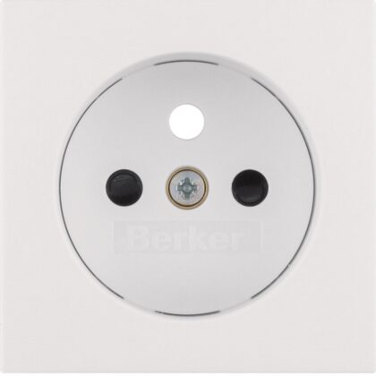 BERKER Afwerkingsset voor wandcontactdoos met penaarde S.1/B.3/B.7 polarwit