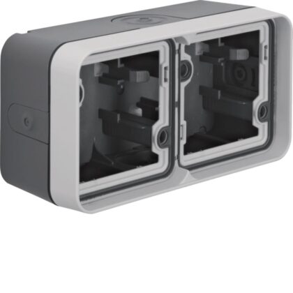 BERKER Tweevoudige horizontale doos cubyko met membranen