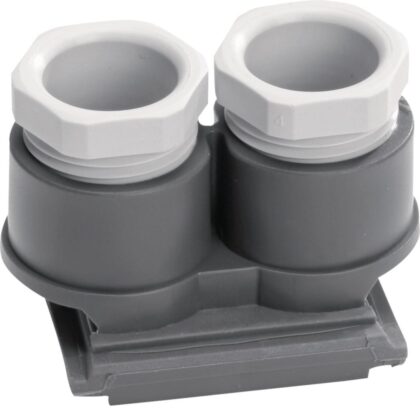 BERKER Dubbele invoer cubyko met wartel M20