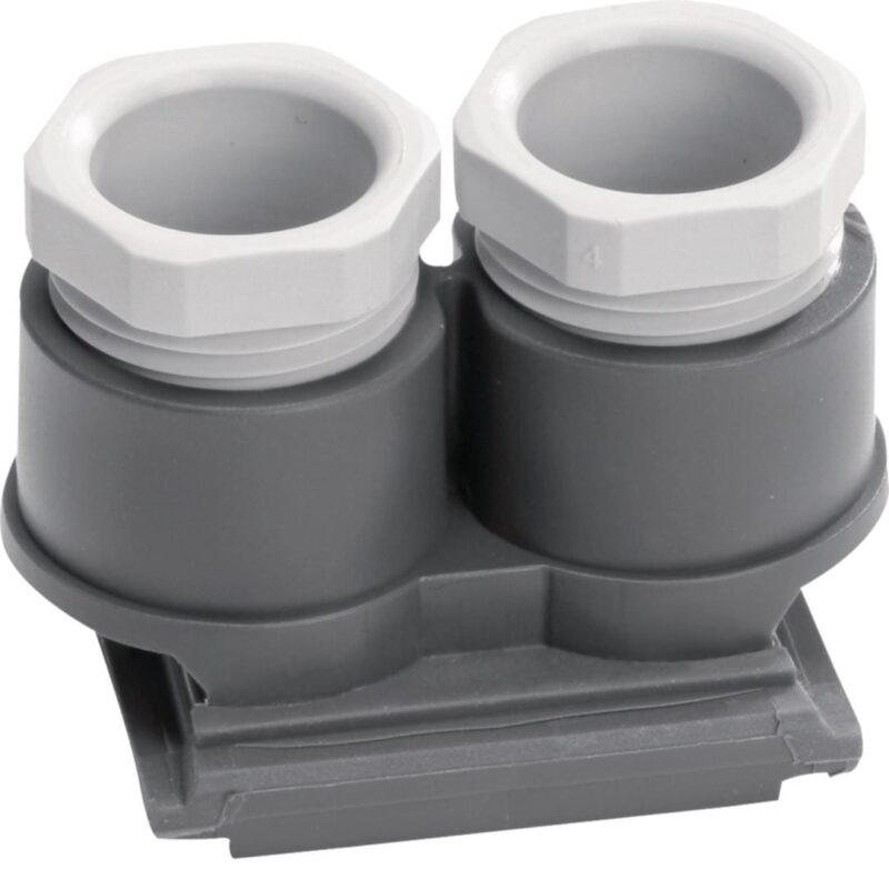 BERKER Dubbele invoer cubyko met wartel M20