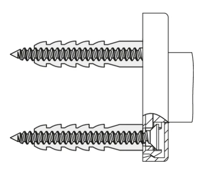 Hewi serie 801 bevestiging voor betonnen muur BM211
