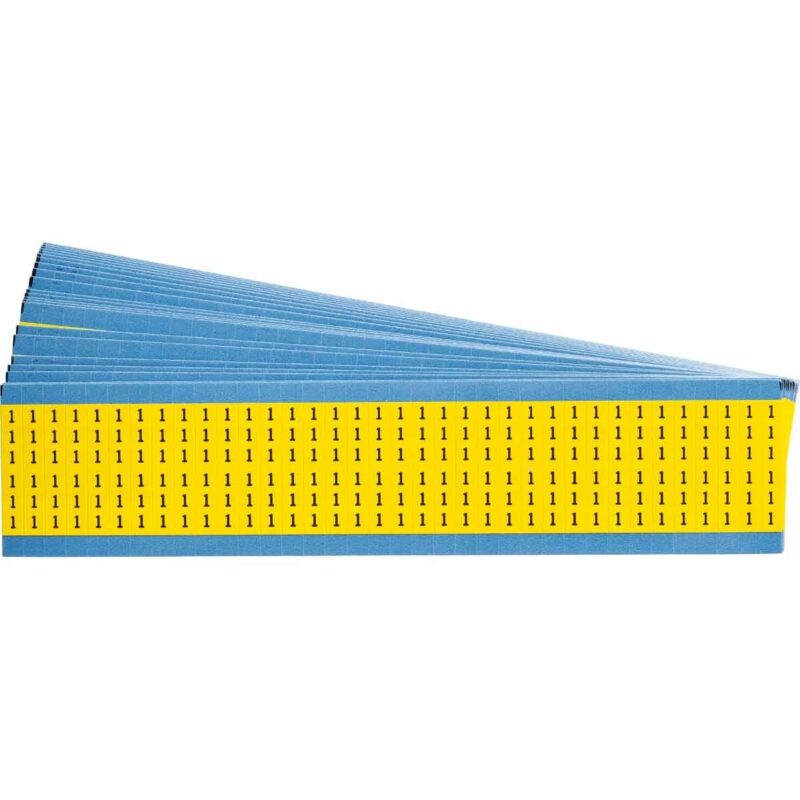 BRADY Draadmerkers - B-500 (Per 25 kaarten) / WM-1-Geel 011301