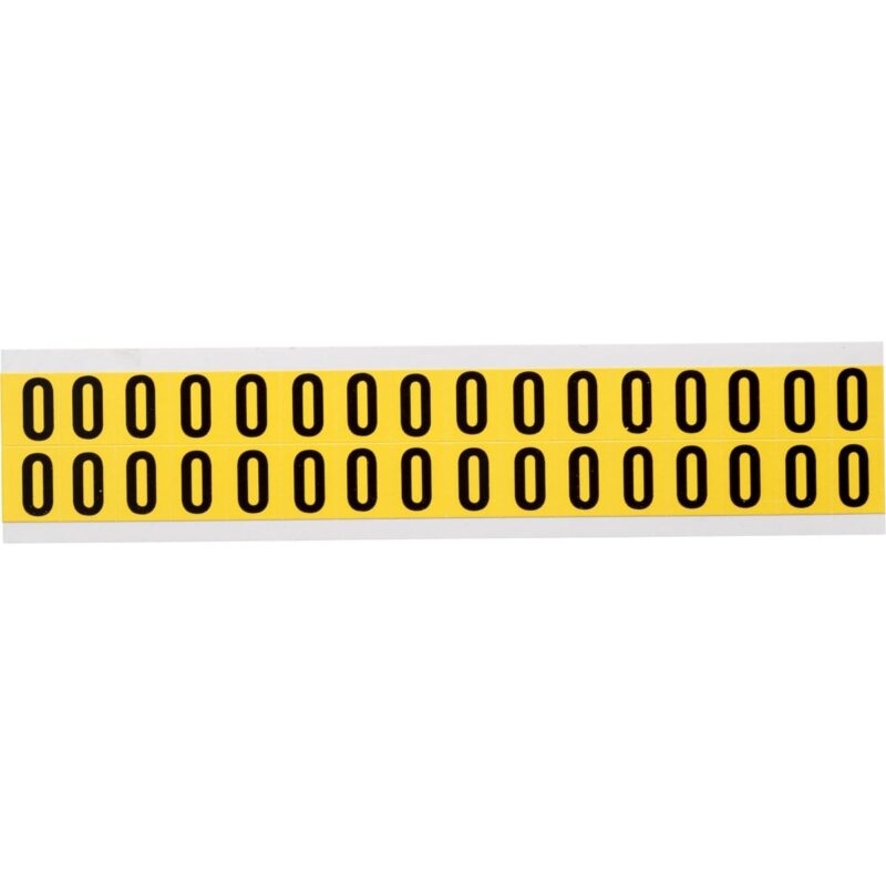 BRADY CIJFER & LETTER KAART 3420-O - 14*19mm (pak van 800 st) 034225