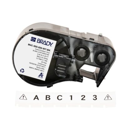 BRADY Tape voor de BMP41/BMP51/M511 labelprinter - M4C-500-595-WT-BK 170818