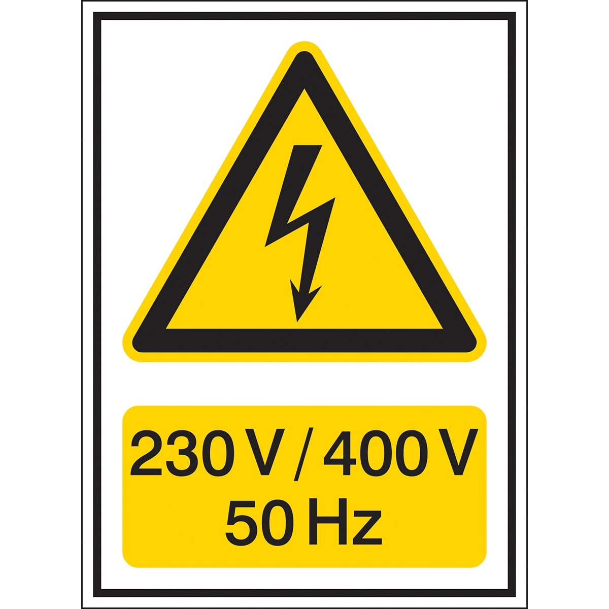 BRADY Voltagepictogrammen-Kombi 12-148*210-B7541 251621