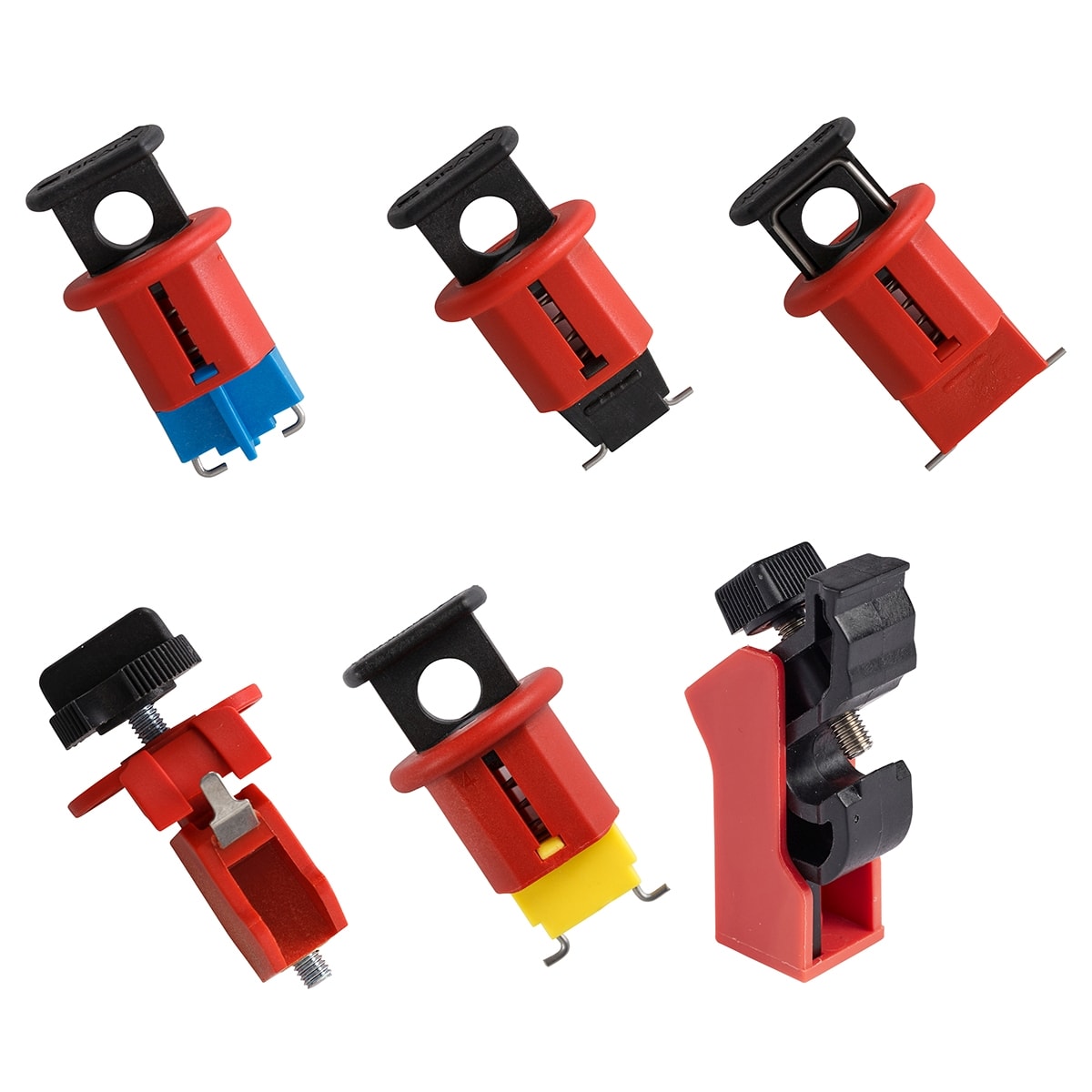 BRADY Demokit miniatuurblokkeersysteem voor stroomonderbrekers 805853