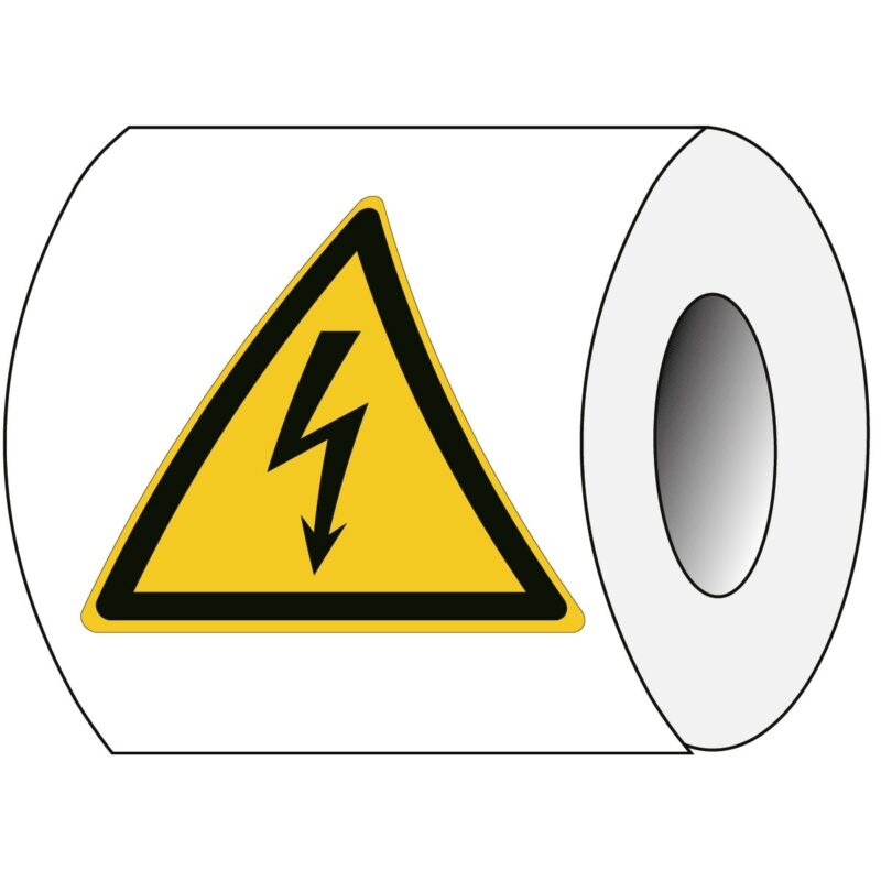 BRADY ISO Veiligheidspictogram: Waarschuwing: Gevaarlijke elektrische spanning