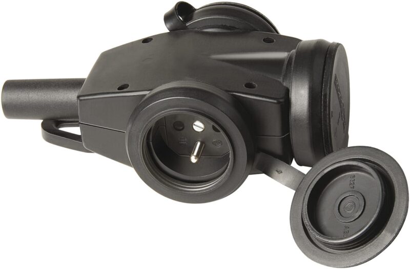 BRENNENSTUHL Aansluitstekker 3-voudig rubber IP44 1082014